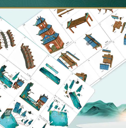 Misty Peaks Pavilion Book Nook Kit