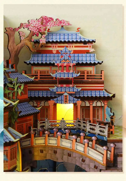 Misty Peaks Pavilion Book Nook Kit