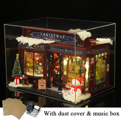 The Christmas Emporium Miniature House Music Box Kit exp