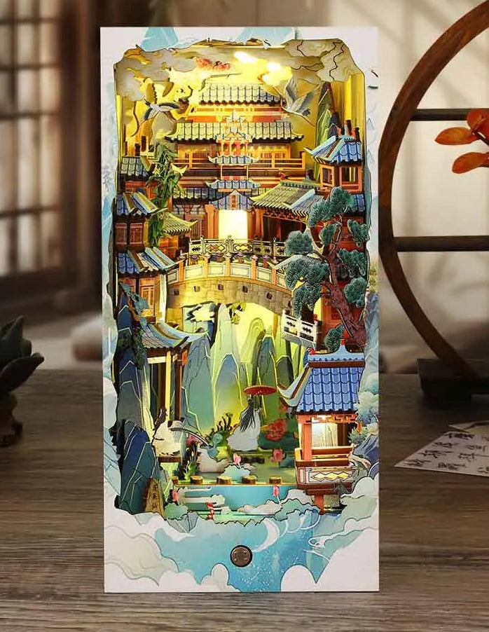 Misty Peaks Pavilion Book Nook Kit