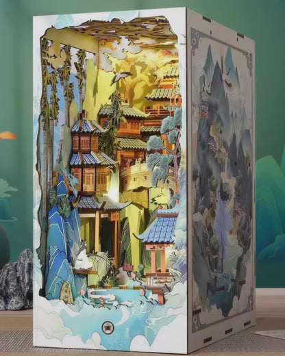 Misty Peaks Pavilion Book Nook Kit